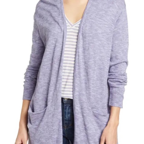 Madewell Sweaters - Madewell purple cardigan sweater size M